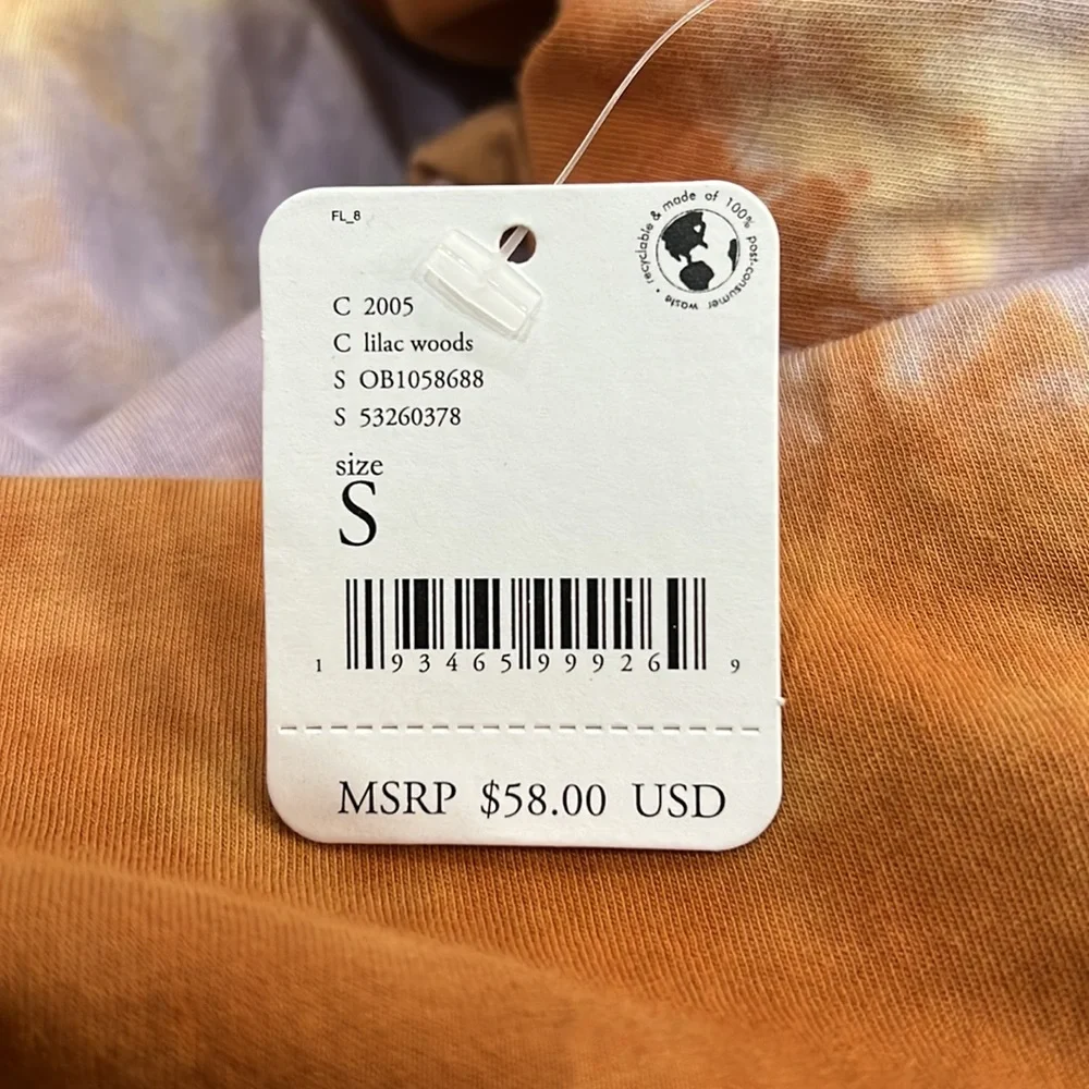 FREE PEOPLE Be Free Tie Dye Tee in‎ Lilac